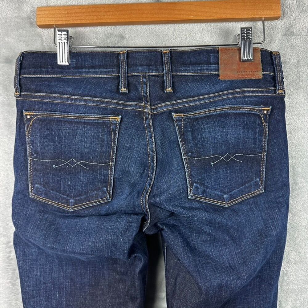 Lucky Brand Dark Wash Ankle Skinny Jeans Made in USA Designer Denim Size 4/27 - Picture 10 of 14
